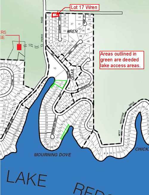 Wren 17 Lake Redstone building site
